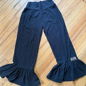 Matilda Jane Black Ruffle Hem  Bottoms